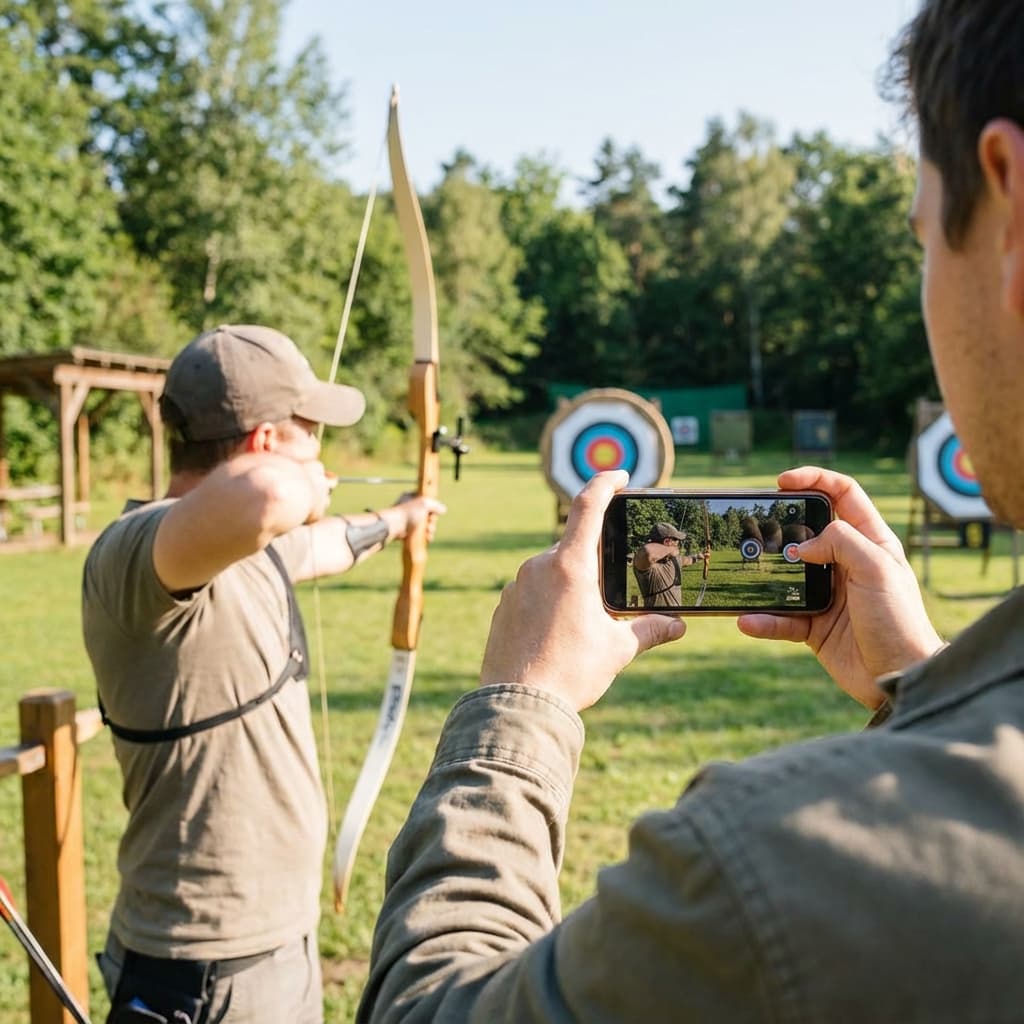 Logging a practice session in ArcheryBuddy